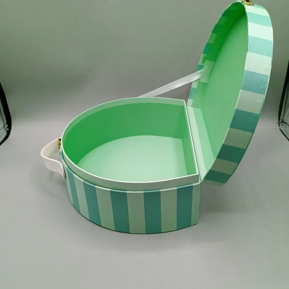 Small Novelty Suitcase Mint / Teal Stiped Target Bullseye Playground 2024
